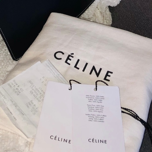 CELINE Runway Band Twisted Cabas Knot Bucket Tote Bag- Phoebe Philo Hobo Bag - Picture 7 of 15